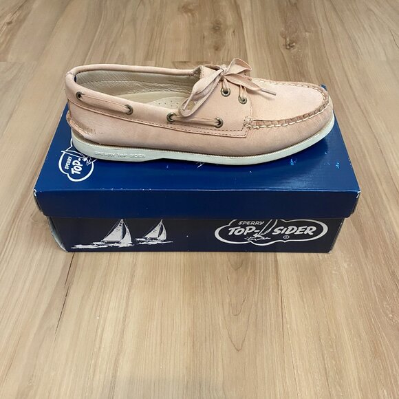 Sperry Top-Siders for J. Crew Blush Nubuck Boat Shoes 7.5 - Picture 4 of 8